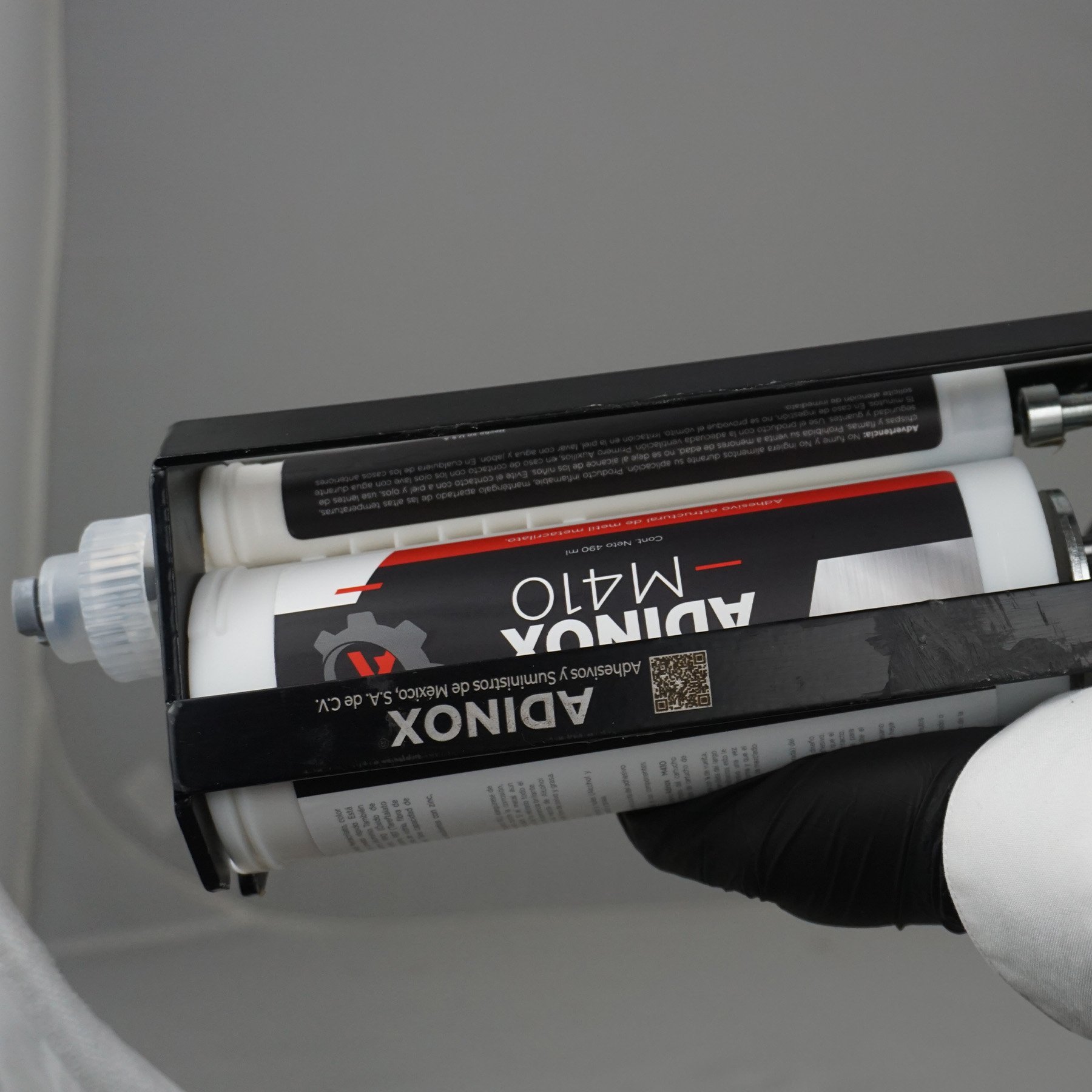 Adinox® M480, Adhesivo Mma Color Negro, Alta Temperatura